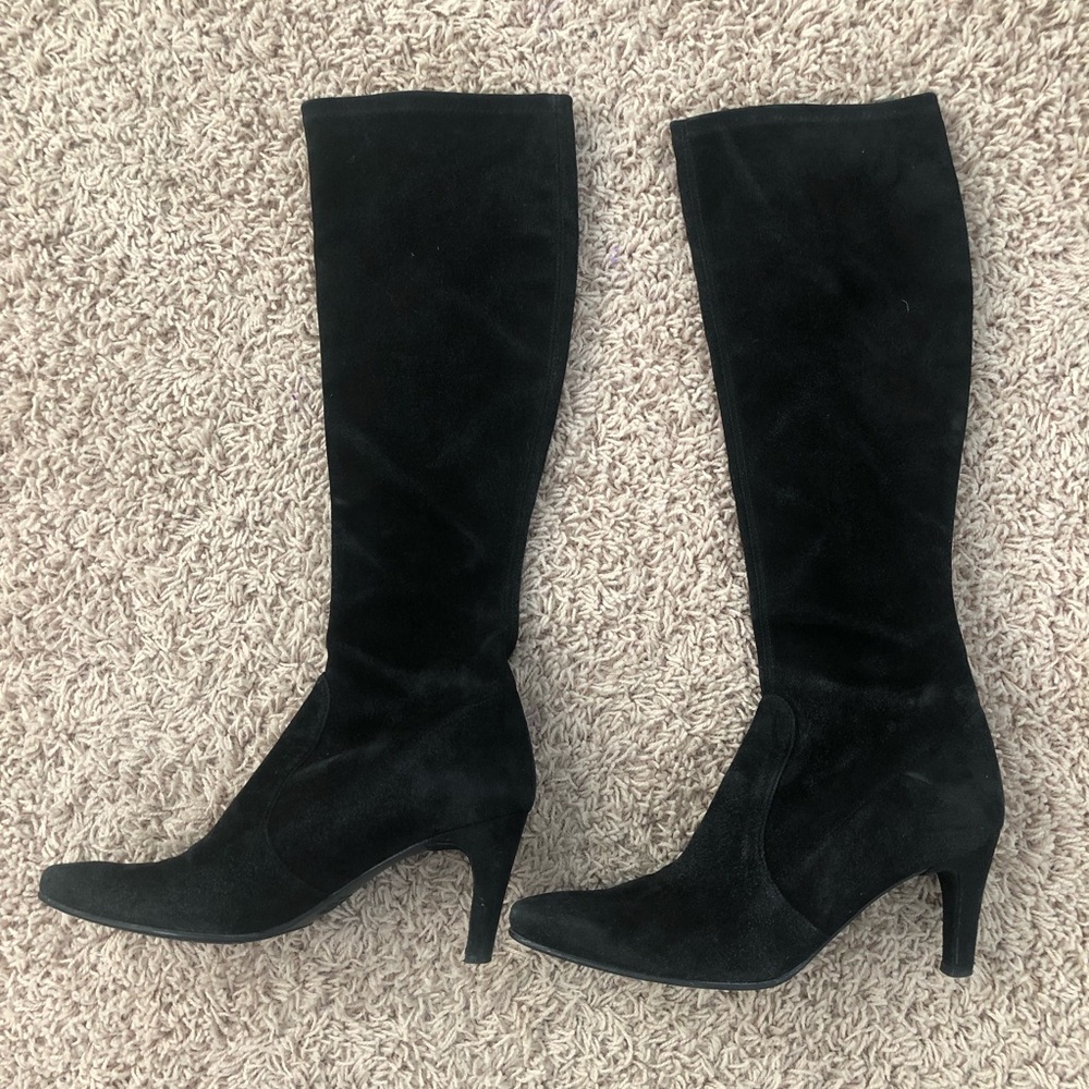Stuart Weitzman Slip-On Knee High Boots - Size 7M
